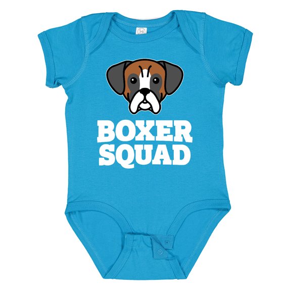 Inktastic Dog Boxer Squad Boys or Girls Baby Bodysuit