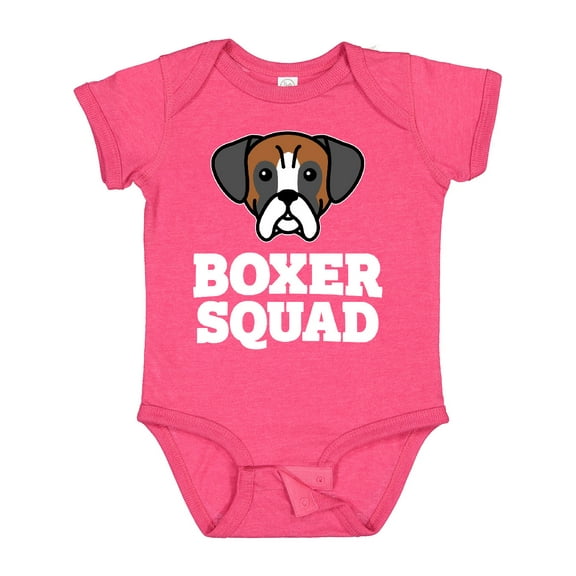 Inktastic Dog Boxer Squad Boys or Girls Baby Bodysuit