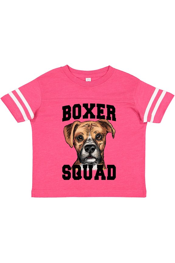 Dog Boxer Squad Boys or Girls Toddler T-Shirt