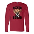 thumbnail image 1 of Inktastic Dog Boxer Squad Long Sleeve T-Shirt, 1 of 5