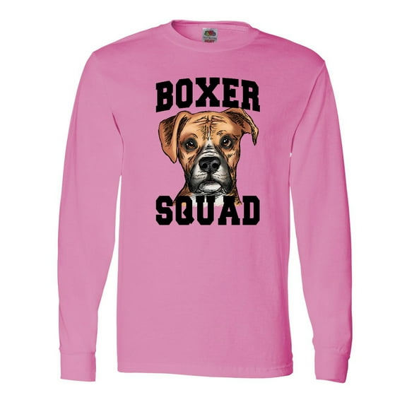 Inktastic Dog Boxer Squad Long Sleeve T-Shirt