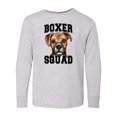 thumbnail image 1 of Inktastic Dog Boxer Squad Long Sleeve Youth T-Shirt, 1 of 5