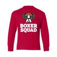 thumbnail image 1 of Inktastic Dog Boxer Squad Long Sleeve Youth T-Shirt, 1 of 5
