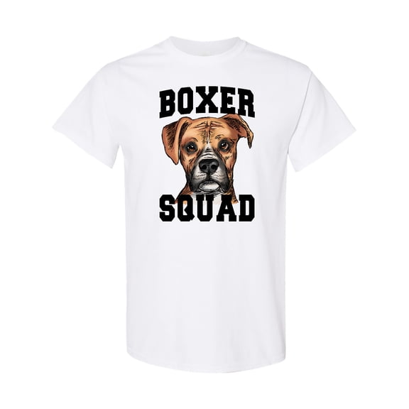 Inktastic Dog Boxer Squad T-Shirt
