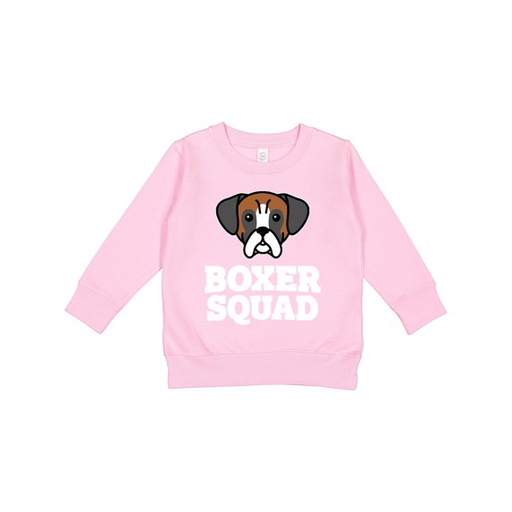 Inktastic Dog Boxer Squad Toddler Sweatshirt