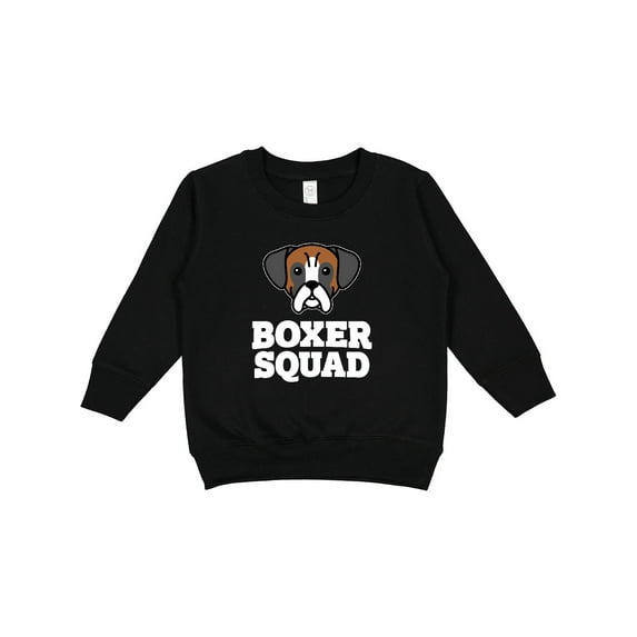 Inktastic Dog Boxer Squad Toddler Sweatshirt