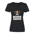 thumbnail image 1 of Inktastic Dog Boxer Squad Women's V-Neck T-Shirt, 1 of 5