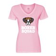 thumbnail image 1 of Inktastic Dog Boxer Squad Women's V-Neck T-Shirt, 1 of 5