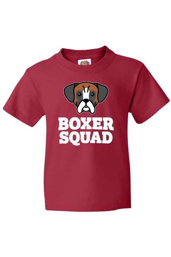 Dog Boxer Squad Youth T-Shirt