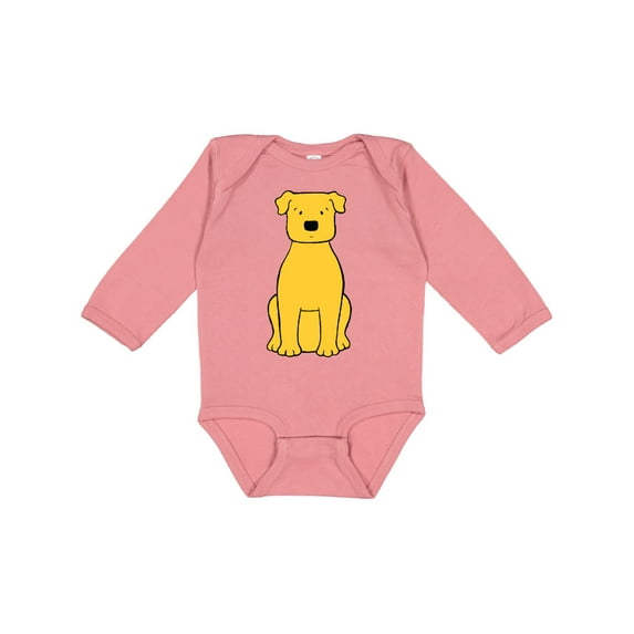 Inktastic Dog Boys or Girls Long Sleeve Baby Bodysuit