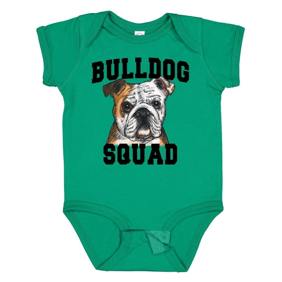 Inktastic Dog Bulldog Squad Boys or Girls Baby Bodysuit