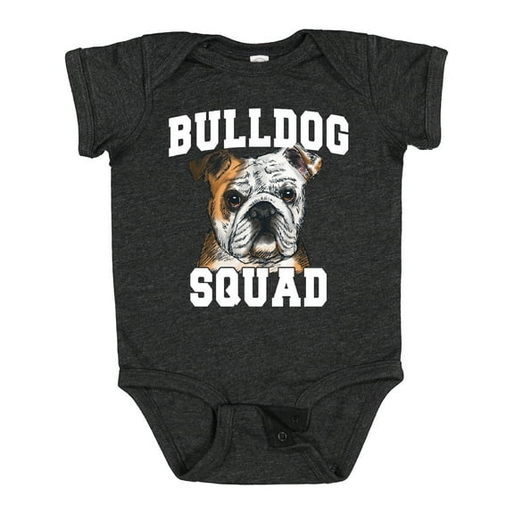 Inktastic Dog Bulldog Squad Boys or Girls Baby Bodysuit