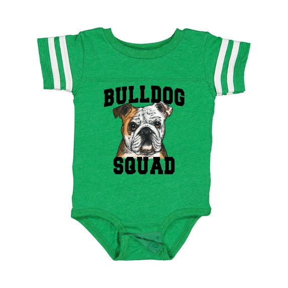 Inktastic Dog Bulldog Squad Boys or Girls Baby Bodysuit