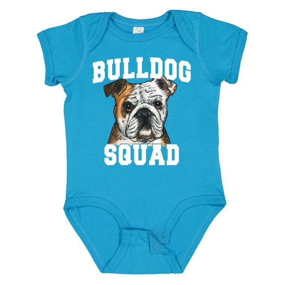 Inktastic Dog Bulldog Squad Boys or Girls Baby Bodysuit