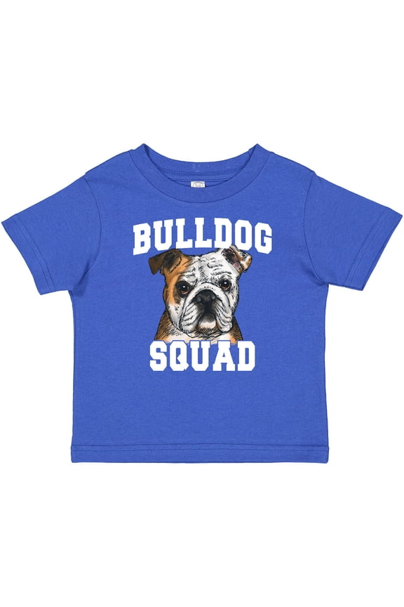 Dog Bulldog Squad Boys or Girls Baby T-Shirt