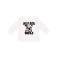 thumbnail image 1 of Inktastic Dog Bulldog Squad Boys or Girls Long Sleeve Toddler T-Shirt, 1 of 5