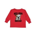 thumbnail image 1 of Inktastic Dog Bulldog Squad Boys or Girls Long Sleeve Toddler T-Shirt, 1 of 5