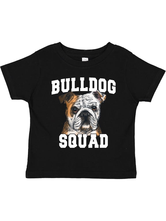 Dog Bulldog Squad Boys or Girls Toddler T-Shirt