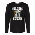 thumbnail image 1 of Inktastic Dog Bulldog Squad Long Sleeve T-Shirt, 1 of 5