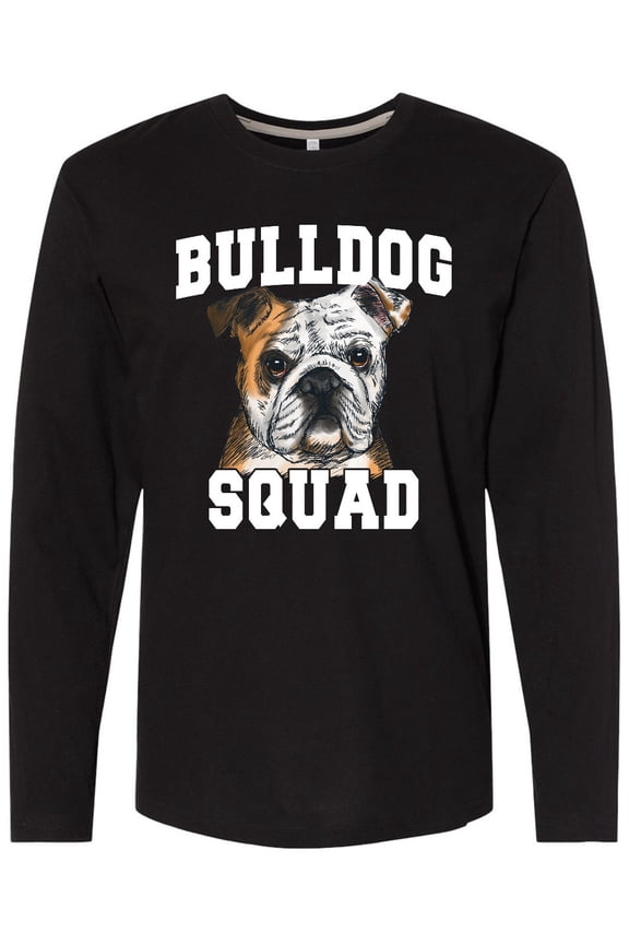 Dog Bulldog Squad Long Sleeve T-Shirt