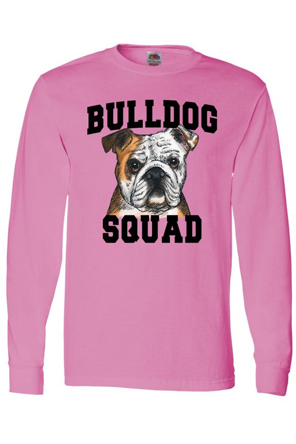 Dog Bulldog Squad Long Sleeve T-Shirt