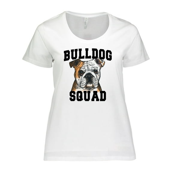 Inktastic Dog Bulldog Squad Women's Plus Size T-Shirt