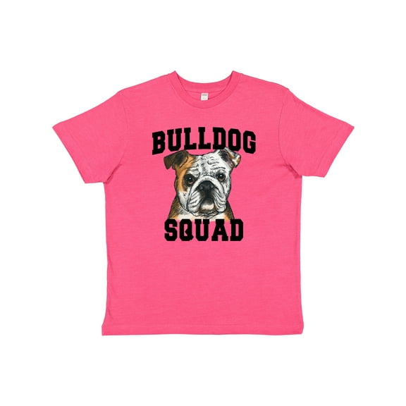 Inktastic Dog Bulldog Squad Youth T-Shirt
