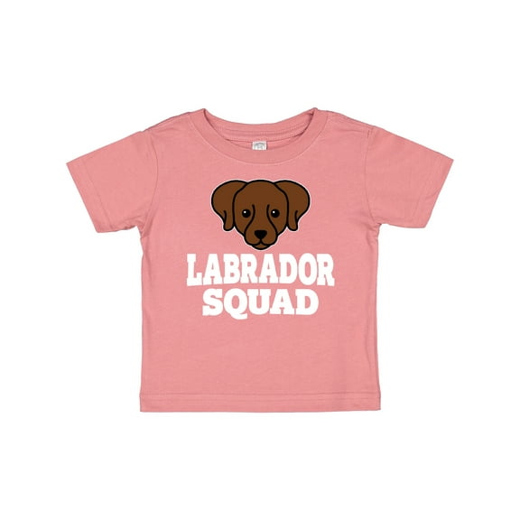 Inktastic Dog Chocolate Labrador Squad Boys or Girls Baby T-Shirt