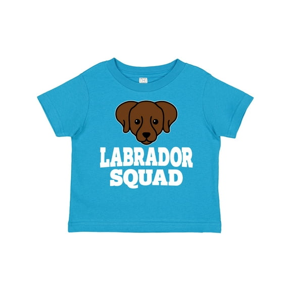 Inktastic Dog Chocolate Labrador Squad Boys or Girls Toddler T-Shirt