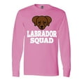 thumbnail image 1 of Inktastic Dog Chocolate Labrador Squad Long Sleeve T-Shirt, 1 of 5