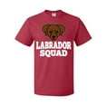 thumbnail image 1 of Inktastic Dog Chocolate Labrador Squad T-Shirt, 1 of 5
