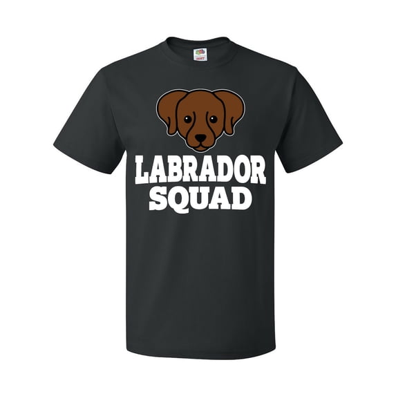 Inktastic Dog Chocolate Labrador Squad T-Shirt