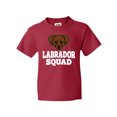 thumbnail image 1 of Inktastic Dog Chocolate Labrador Squad Youth T-Shirt, 1 of 5