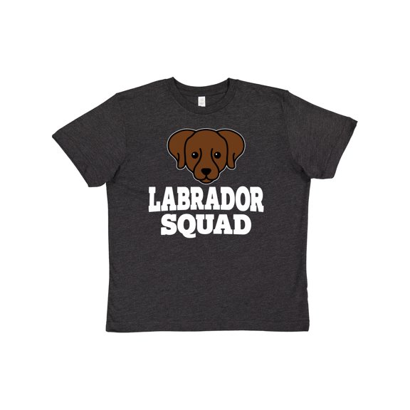 Inktastic Dog Chocolate Labrador Squad Youth T-Shirt