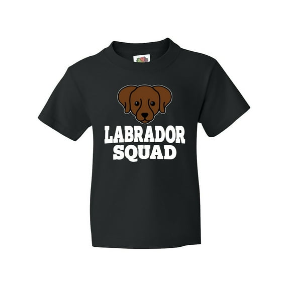 Inktastic Dog Chocolate Labrador Squad Youth T-Shirt