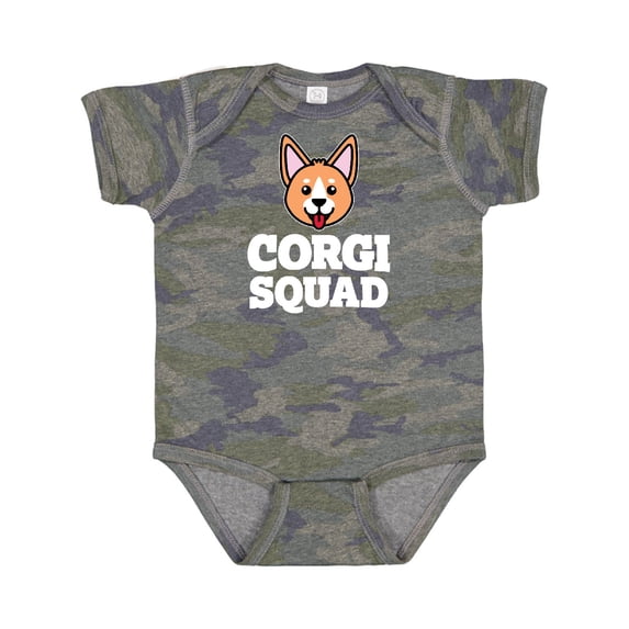 Inktastic Dog Corgi Squad Boys or Girls Baby Bodysuit