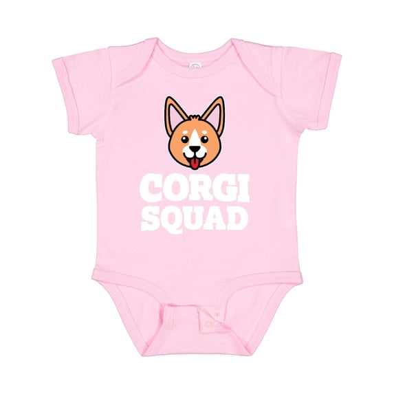 Inktastic Dog Corgi Squad Boys or Girls Baby Bodysuit