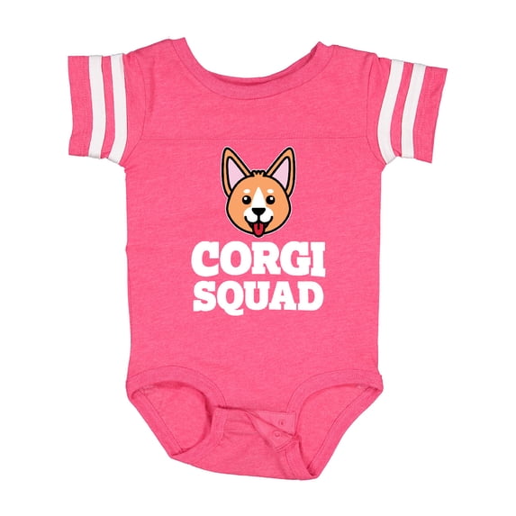 Inktastic Dog Corgi Squad Boys or Girls Baby Bodysuit