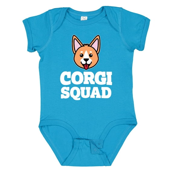 Inktastic Dog Corgi Squad Boys or Girls Baby Bodysuit