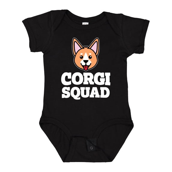Inktastic Dog Corgi Squad Boys or Girls Baby Bodysuit