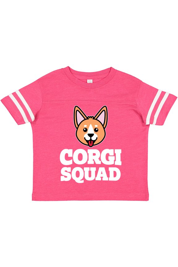 Dog Corgi Squad Boys or Girls Toddler T-Shirt