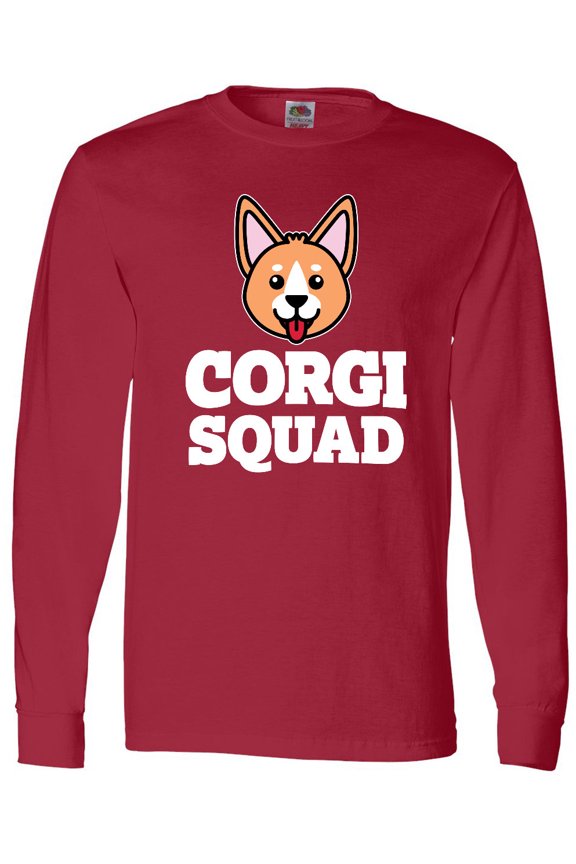 Dog Corgi Squad Long Sleeve T-Shirt