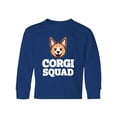 thumbnail image 1 of Inktastic Dog Corgi Squad Long Sleeve Youth T-Shirt, 1 of 5