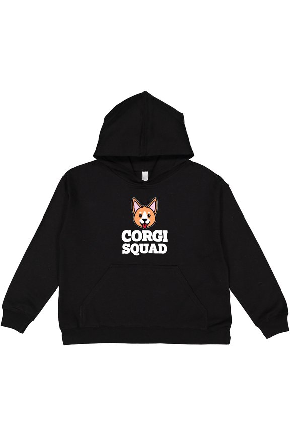 Dog Corgi Squad Youth Hoodie Sweatshirt