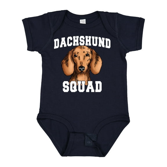 Inktastic Dog Dachshund Squad Boys or Girls Baby Bodysuit