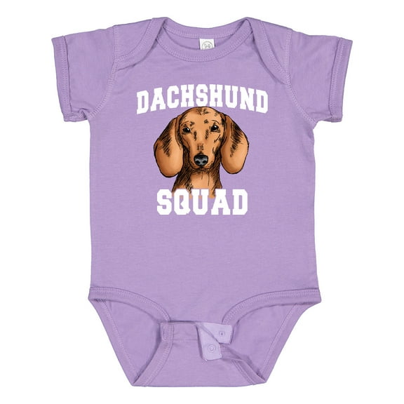 Inktastic Dog Dachshund Squad Boys or Girls Baby Bodysuit