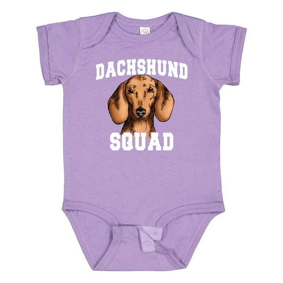 Inktastic Dog Dachshund Squad Boys or Girls Baby Bodysuit