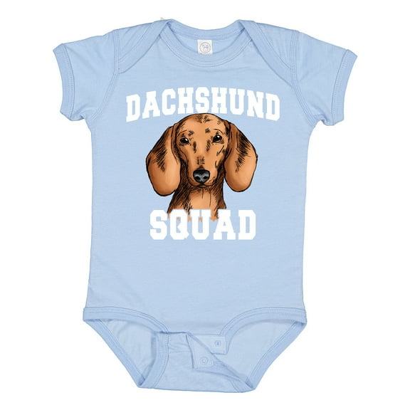 Inktastic Dog Dachshund Squad Boys or Girls Baby Bodysuit