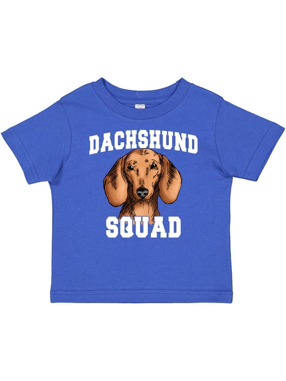Dog Dachshund Squad Boys or Girls Baby T-Shirt