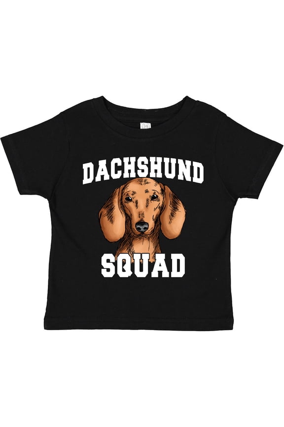 Dog Dachshund Squad Boys or Girls Toddler T-Shirt